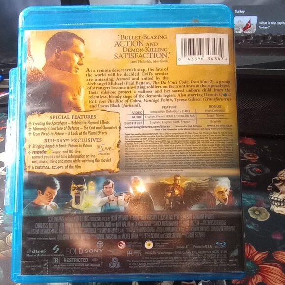 Legion Blu-ray Movie Action Horror Sci-Fi Paul Bettany Angel Apocalypse Film - Picture 4 of 4